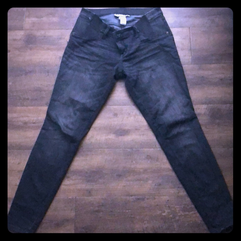 Black below the belly maternity jeans size 8